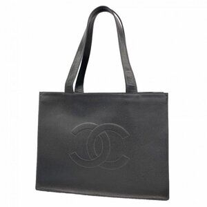 Chanel Tote Caviar Leather Black Gold